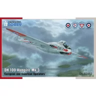   Special Hobby DH.100 Vampire Mk.3 European and American Operators 1:72 (100-SH72453)