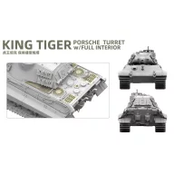 Suyata King Tiger Porsche Turret w/Full Interior 1:48 (008)