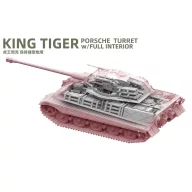 Suyata King Tiger Porsche Turret w/Full Interior 1:48 (008)