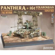   Suyata PANTHER A W/ZIMMERIT +16T STRABOKRAN W/MAINTENANCE DIORAMA 1:48 (NO 001)
