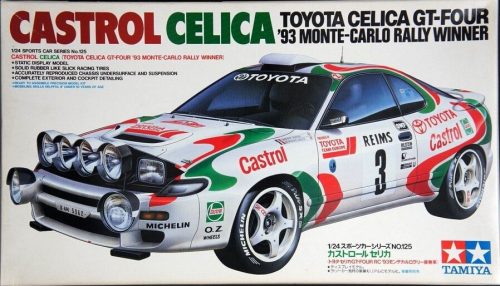 Tamiya 1:24 Toyota Castrol Celica GT Tour '93 Monte-Carlo Rally Winner - 24125