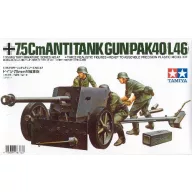 Tamiya 1:35 German 7,5cm Anti Tank Gun PAK40/L46 (35047)