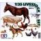 Tamiya 1:35 Livestock Set - 35128