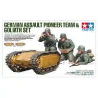   Tamiya 1:35 German Assault Pioneer Team & Goliath Set (35357)