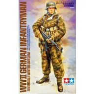   Tamiya German Infantryman Reversible Winter Uniform 1:16 (36304)