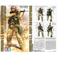 Tamiya 1:16 Figure US Infan.Man Desert Uniform - 36308