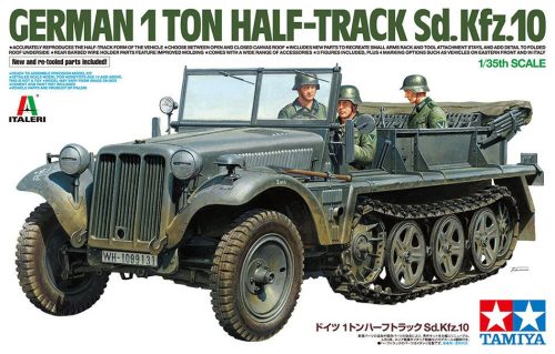 Tamiya 1:35 German 1Ton Half-Track Sd.Kfz.10 - 37016