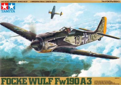 Tamiya 1:48 German Focke Wulf Fw190 A-3 - 61037