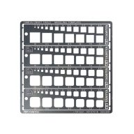 Tamiya Modeling Template Square 1-10 (74156)