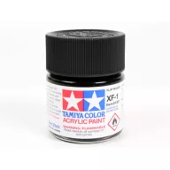 Tamiya XF-1 Acrylic Paint Flat Black 23ml (81301)