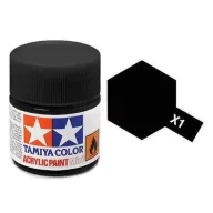 Tamiya X-1 Acrylic Paint Mini Black Gloss 10ml (81501)