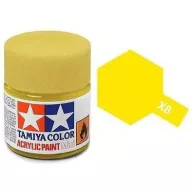   Tamiya X-8 Acrylic Paint Mini Lemon Yellow Gloss 10ml (81508)