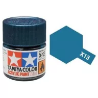   Tamiya X-13 Acrylic Paint Mini Metallic Blue Gloss 10ml (81513)