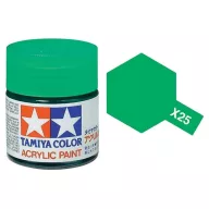   Tamiya X-25 Acrylic Paint Mini Clear Green Gloss 10ml (81525)