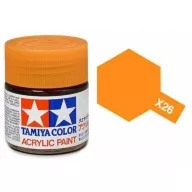   Tamiya X-26 Acrylic Paint Mini Clear Orange Gloss 10ml (81526)