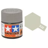   Tamiya X-32 Acrylic Paint Mini Titanium Silver Gloss 10ml (81532)