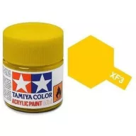 Tamiya XF-3 Acrylic Paint Mini Flat Yellow 10ml (81703)