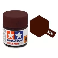 Tamiya XF-9 Acrylic Paint Mini Flat Hull Red 10ml (81709)