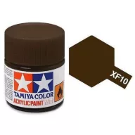 Tamiya XF-10 Acrylic Paint Mini Flat Brown 10ml (81710)