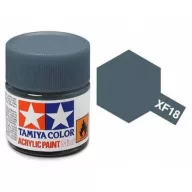  Tamiya XF-18 Acrylic Paint Mini Flat Medium Blue 10ml (81718)