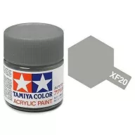  Tamiya XF-20 Acrylic Paint Mini Flat Medium Grey 10ml (81720)