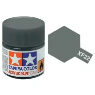Tamiya XF-22 Acrylic Paint Mini Flat RLM Grey 10ml (81722)