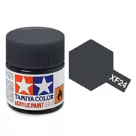 Tamiya XF-24 Acrylic Paint Mini Flat Dark Grey 10ml (81724)