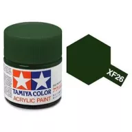 Tamiya XF-26 Acrylic Paint Mini Flat Deep Green 10ml (81726)