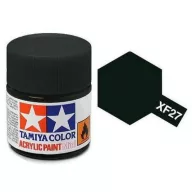   Tamiya XF-27 Acrylic Paint Mini Flat Black Green 10ml (81727)
