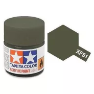 Tamiya XF-51 Acrylic Paint Mini Flat Khaki Drab 10ml (81751)