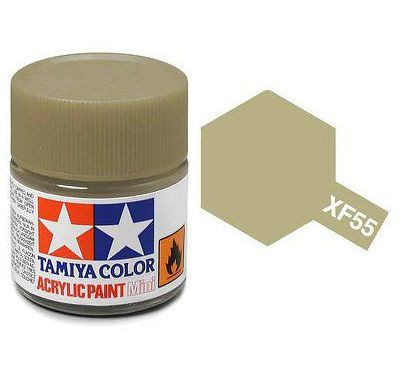 Tamiya Acrylic Paint Mini XF-55 Deck Tan 10 ml (81755)