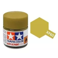   Tamiya XF-60 Acrylic Paint Mini Flat Dark Yellow 10ml (81760)