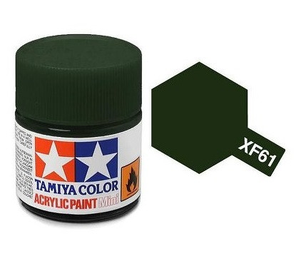 Tamiya Acrylic Paint Mini XF-61 Dark Green 10 ml (81761)