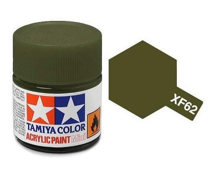 Tamiya Acrylic Paint Mini XF-62 Olive Drab 10 ml (81762)