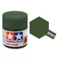 Tamiya XF-67 Acrylic Paint Mini Flat NATO Green 10ml (81767)