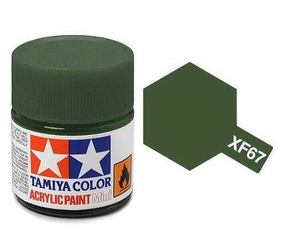 Tamiya Acrylic Paint Mini XF-67 NATO Green 10 ml (81767)
