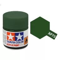   Tamiya XF-73 Acrylic Paint Mini Flat Dark Green JGSDF 10ml (81773)