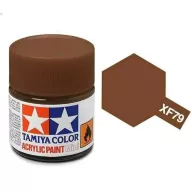   Tamiya XF-79 Acrylic Paint Mini Flat Lino Deck Brown 10ml (81779)