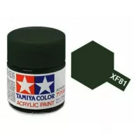   Tamiya XF-81 Acrylic Paint Mini Flat Dark Green 2 RAF 10ml (81781)