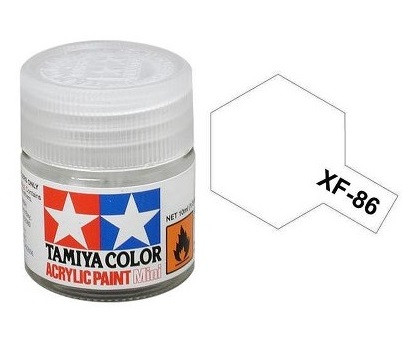 Tamiya Acrylic Paint Mini XF-86 Flat Clear 10 ml (81786)