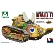   Takom French Light Tank Renault FT char canon/Girod turret Girod Turret 1:16 (TAK1001)
