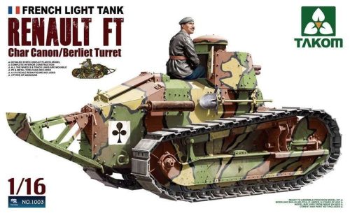 Takom French Heavy Tank RENAULT FT char Canon/ 1:16 (TAK1003)