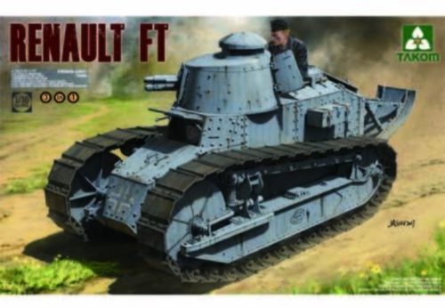 Takom French Light Tank Renault Ft-17 3in1 1:16 (TAK1004)