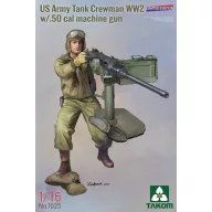   Takom US Army Tank Crewman WW2 w/ .50 cal Machine Gun 1:16 (TAK1025)