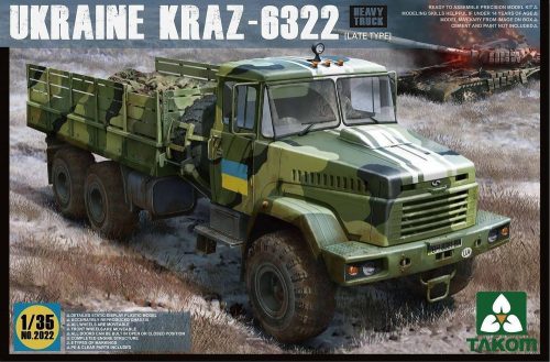 Takom Ukraine KrAz-6322 Heavy Truck (late type) 1:35 (TAK2022)