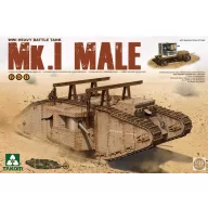 Takom WWI Heavy Battle Tank Mk.I male 2in1 1:35 (TAK2031)