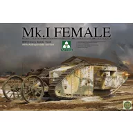   Takom WWI Heavy Battle Tank Mk.I female with anti grenade screen 1:35 (TAK2033)