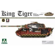   Takom WWII German Heavy Tank Sd.KFZ.182 King Tiger Henschel Turret w/Zimmerit 1:35 (TAK2045S)