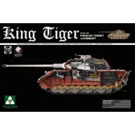   Takom WWII German Heavy Tank Sd.Kfz.182 King Tiger Porsche Turret w/Zimmerit 1:35 (TAK2046S)