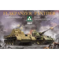   Takom Flakpanzer PantherCoelian with 37mm Flakzwilling 341&20mm Flakvierling 2in1 1:35 (TAK2105)